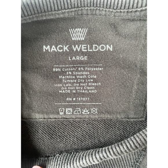 Mack Weldon Pullover Mens Large Long Sleeve Ace Crew Sweatshirt Comfort Casual - Picture 5 of 10